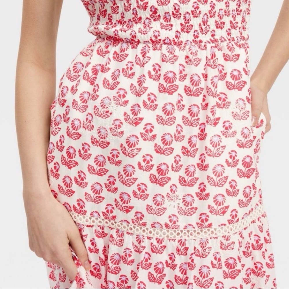NWT Roller Rabbit x Target Floral Tie-Sholder Maxi Dress - Picture 4 of 4